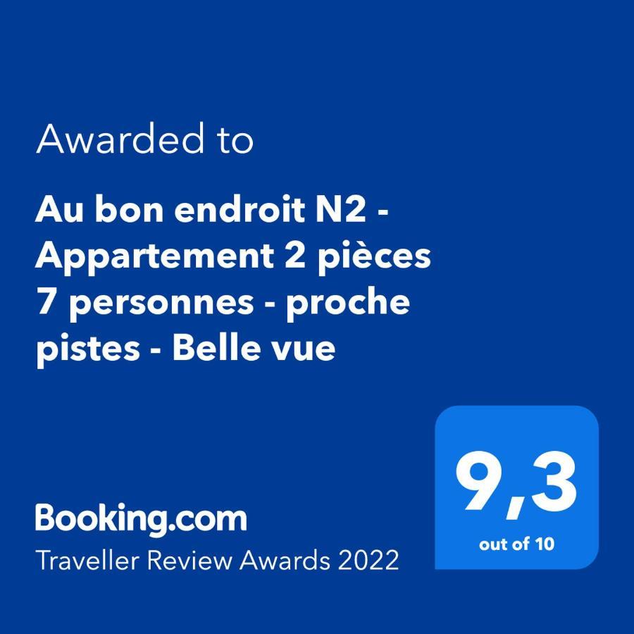 Au Bon Endroit N2 - Appartement 2 Pieces 7 Personnes - Proche Pistes - Belle Vue Orcières Eksteriør billede